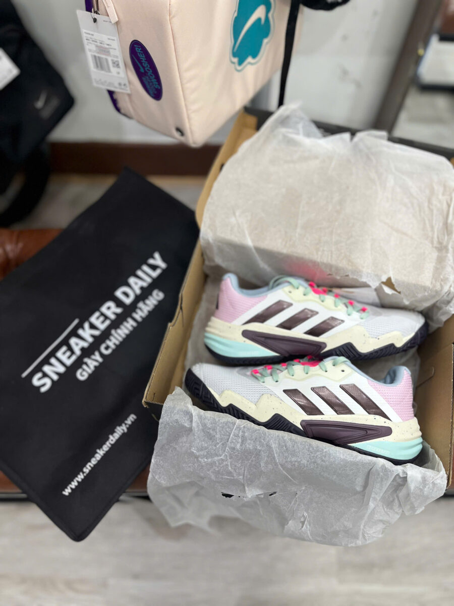 giày adidas barricade 13 'white aurora green' if7792