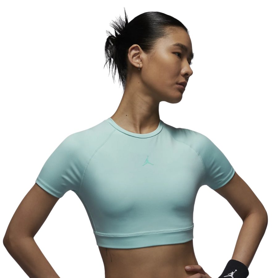 áo air jordan sport bodycon performance t-shirt asia sizing 'turquoise' fv6928-368