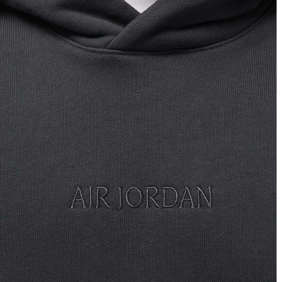 áo air jordan wordmark men's fleece pullover hoodie fz3952-045