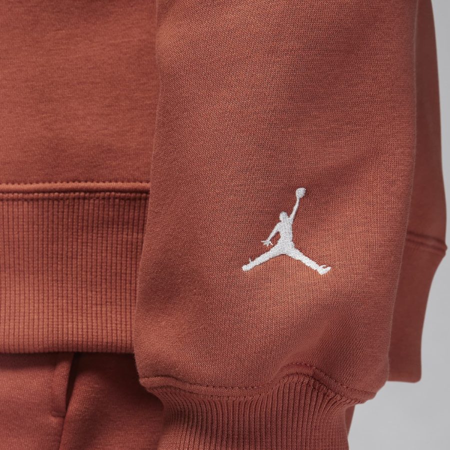 áo air jordan brooklyn fleece women's crew neck sweatshirt fn5438-209