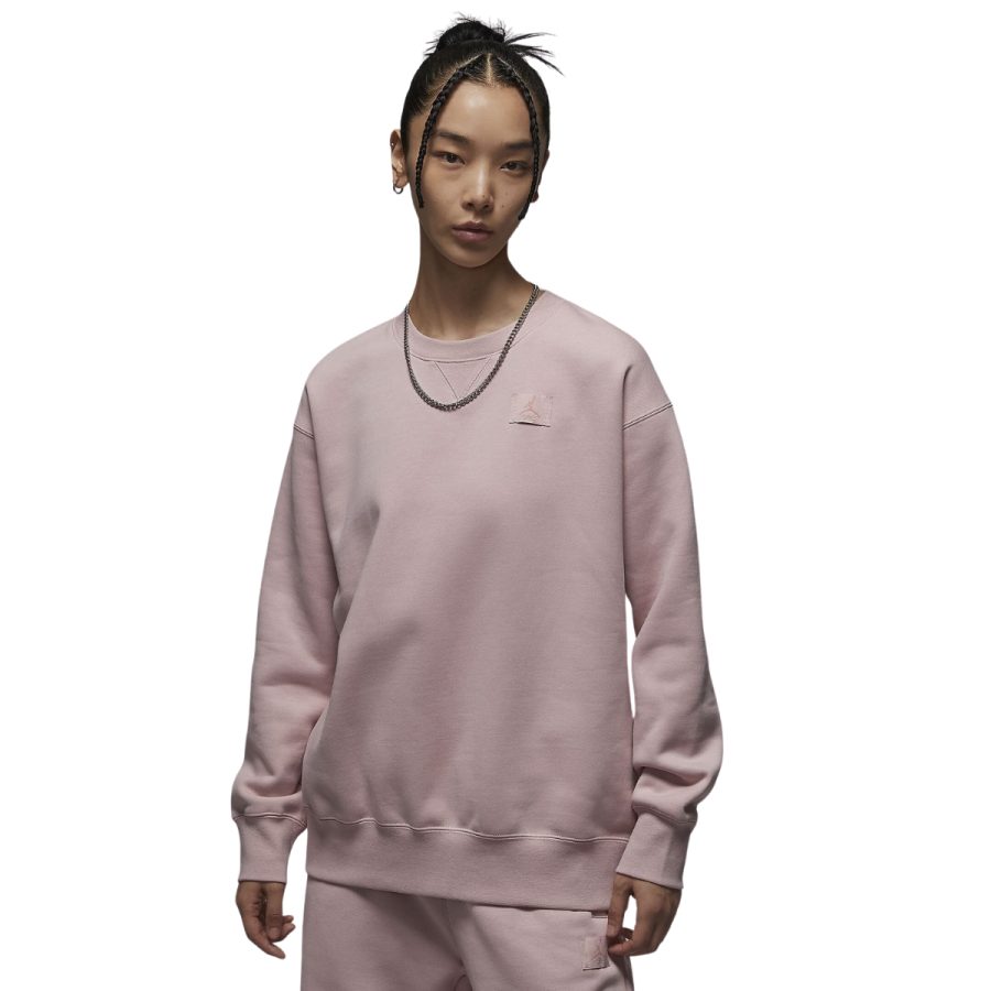 áo air jordan flight fleece women's crew neck sweatshirt fv7054-601