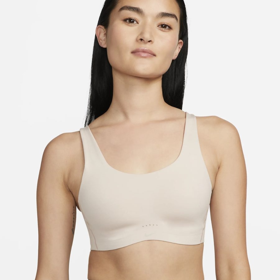 áo nike alate coverage women's medium-support padded sports bra dm0531-207