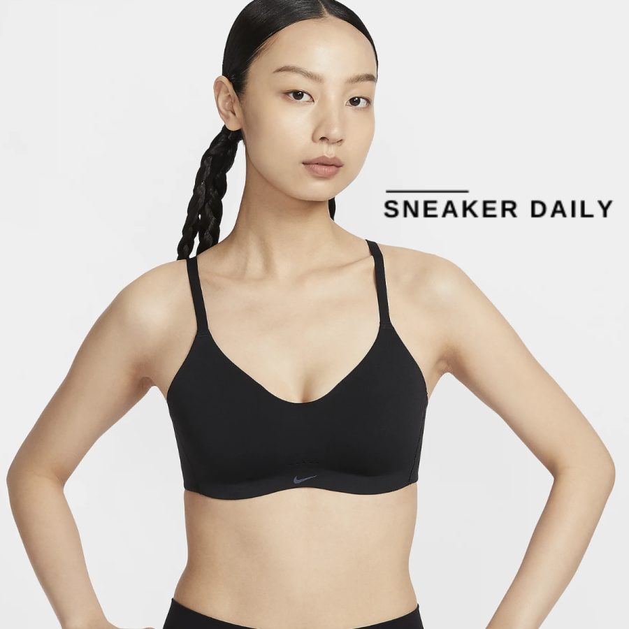 áo nike alate minimalist women's light-support padded convertible sports bra fq3551-010