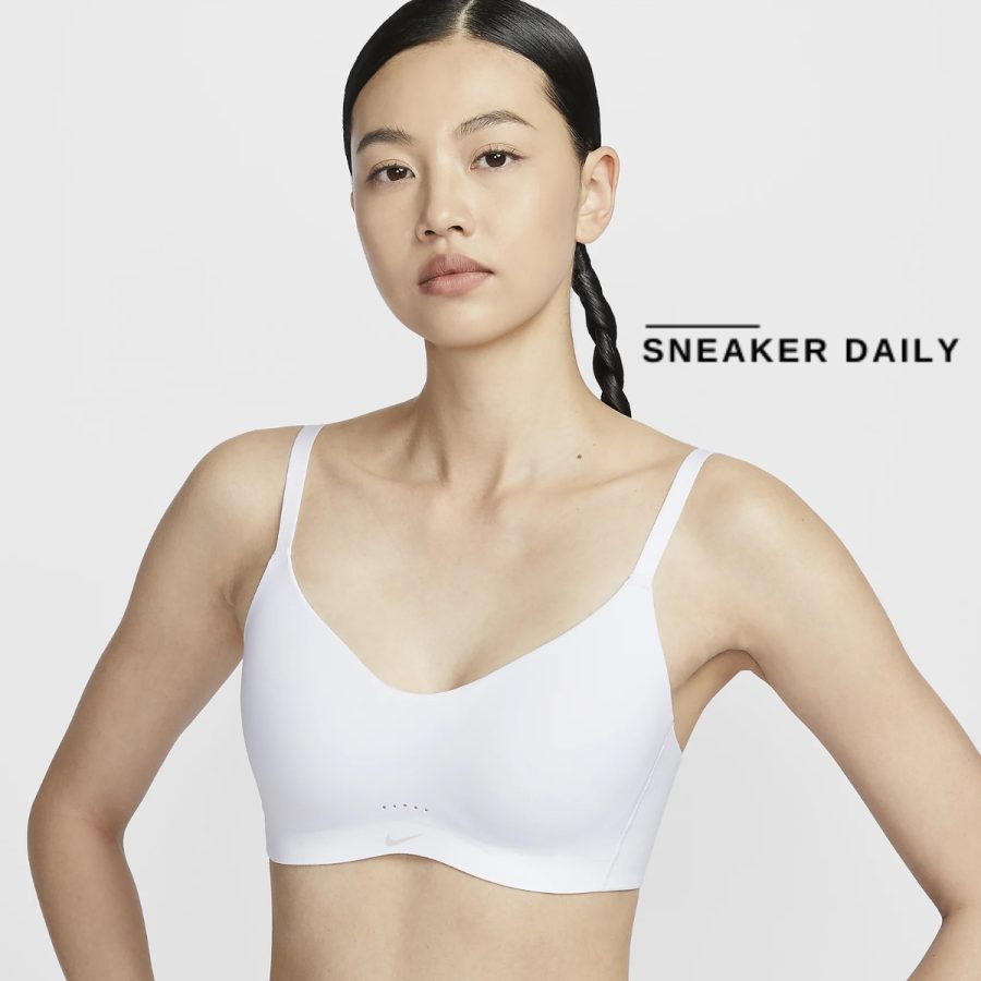 áo nike alate minimalist women's light-support padded convertible sports bra fq3551-100