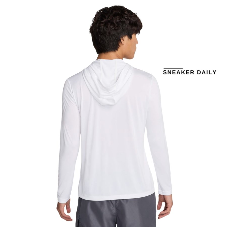 áo nike essentials men's long sleeve hooded hydroguard fb7436-100