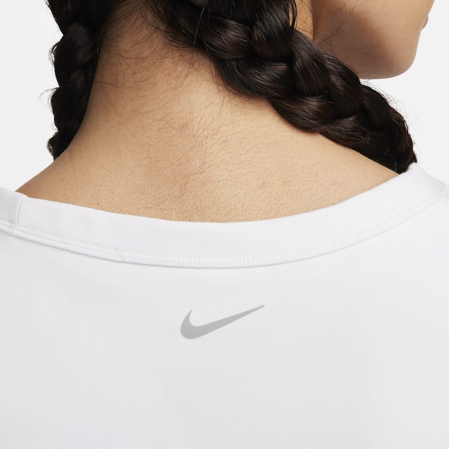 áo nike one fitted women's dry fit short sleeve crop top fn2805-100