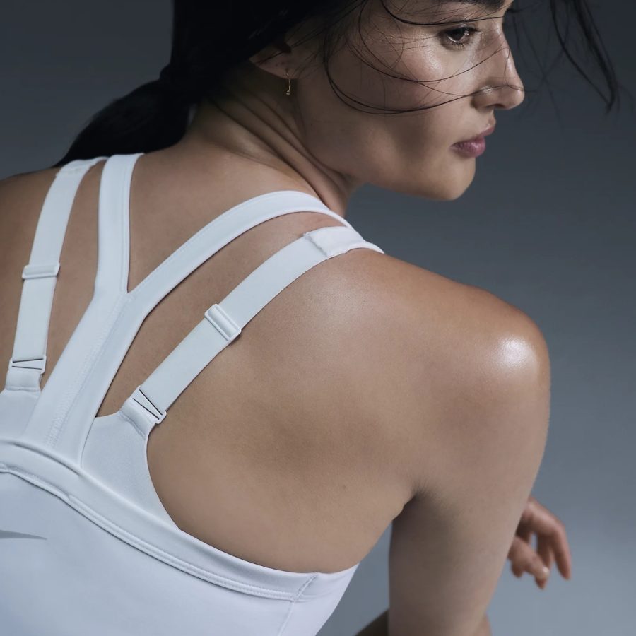 áo nike one fitted women's dry fit strappy cropped tank top hf7107-100