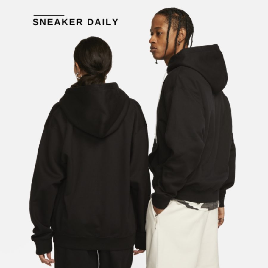 áo nike solo swoosh men's full zip hoodie dr0403-010
