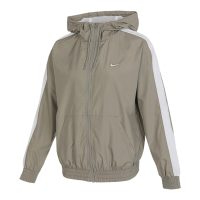 áo nike sportswear classic woven women's loose uv protection hooded jacket fv6299-320