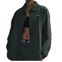 áo nike sportswear essentials women's oversized uv woven coach jacket fv7561-338