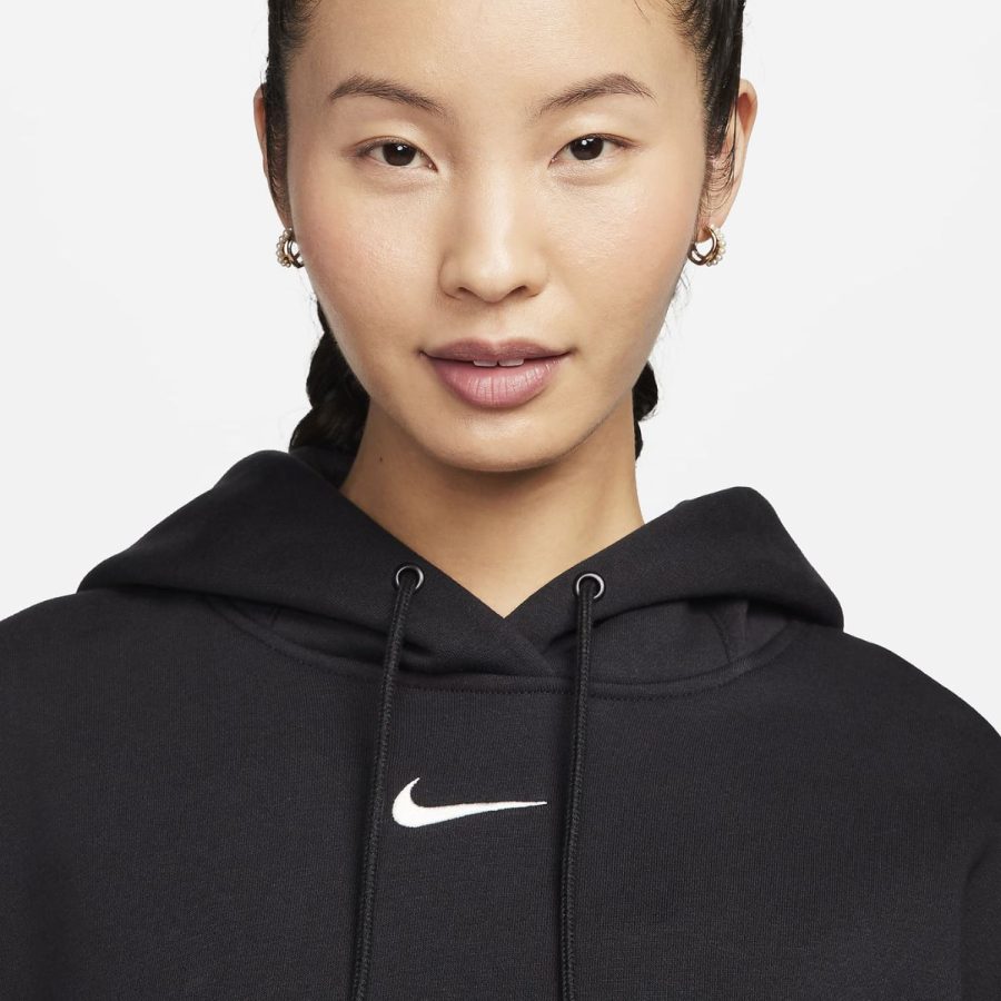 áo nike sportswear phoenix fleece women's over-oversized pullover hoodie dq5859-010