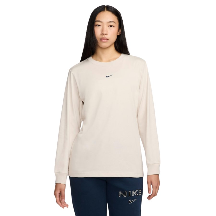áo nike sportswear women's loose long-sleeve t-shirt hf0772-104