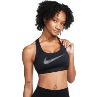 áo nike swoosh medium support women's padded graphic sports bra fb4125-010