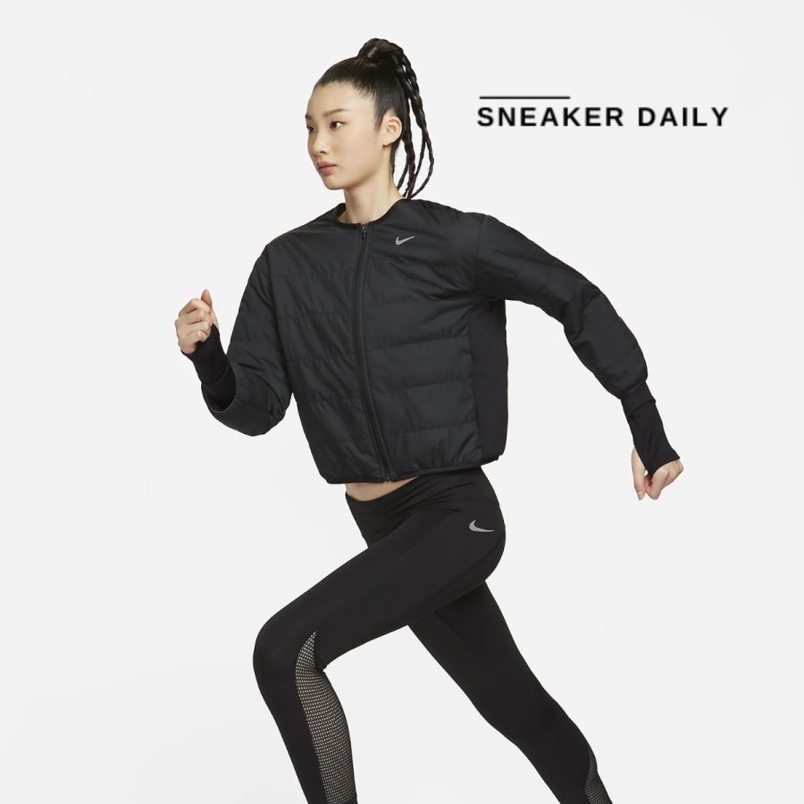 áo nike therma-fit swift women's running jacket fb7512-010