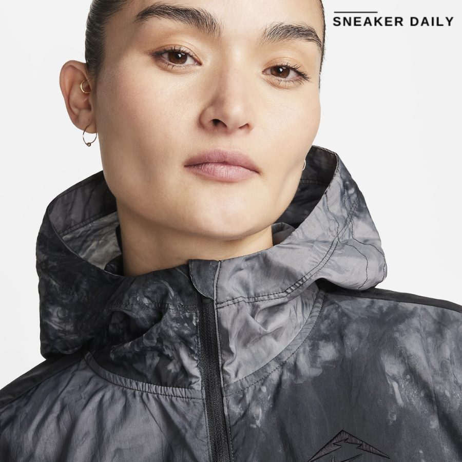 áo nike trail women's repel running jacket fn6854-010