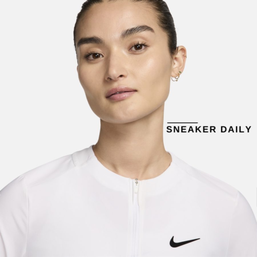 áo nikecourt advantage dri-fit women's tennis top fv0258-100