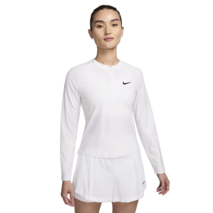 áo nikecourt advantage dri-fit women's tennis top fv0258-100