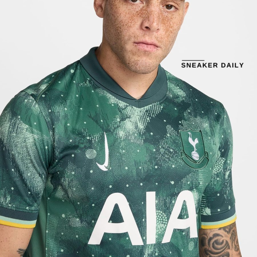 áo tottenham hotspur 2024/25 stadium third men's nike dri-fit football replica shirt fq2032-380