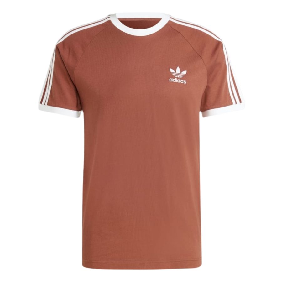 áo adidas adicolor classics 3-stripes tee - preloved brown iz3071