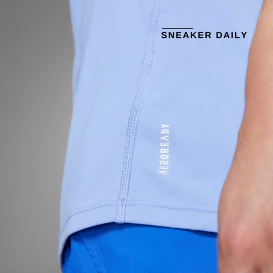 áo adidas adizero essentials running tee - blue spark ix2842