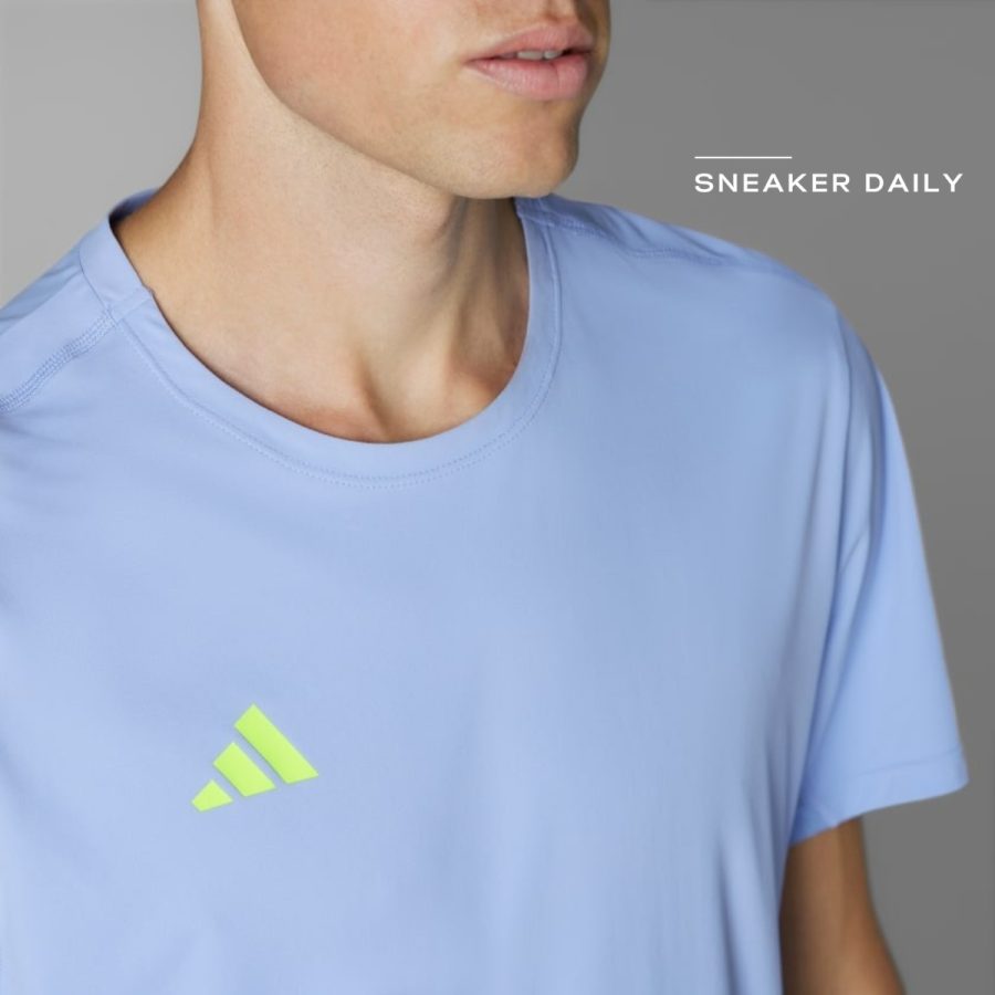 áo adidas adizero essentials running tee - blue spark ix2842