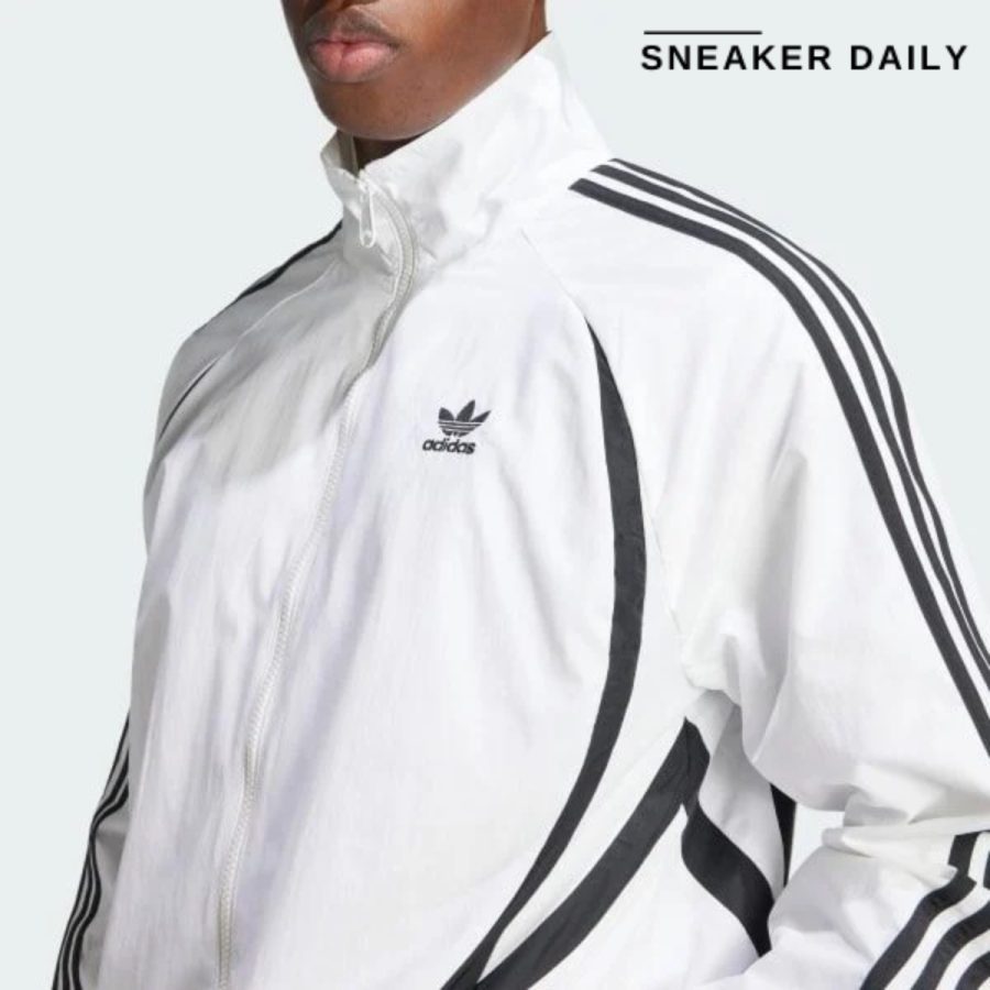 áo adidas archive track top - white iy2090