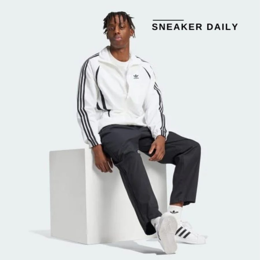 áo adidas archive track top - white iy2090