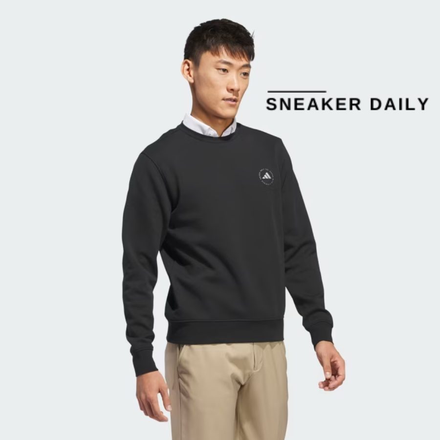 áo adidas crewneck sweatshirt - black iu4523