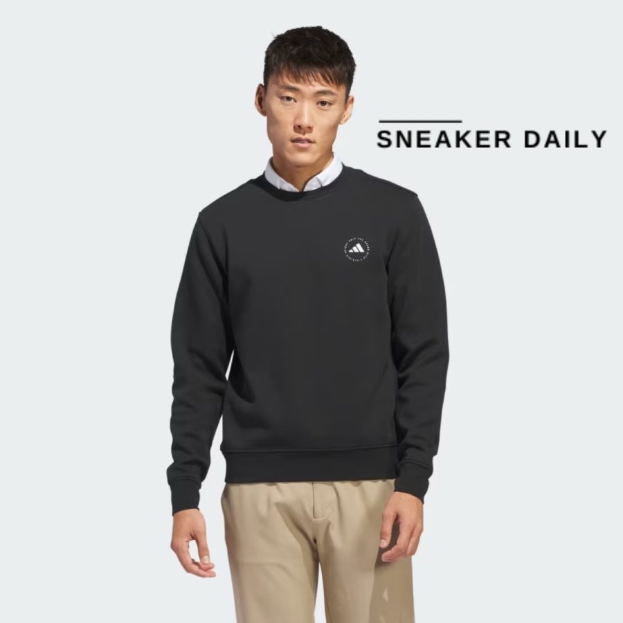 áo adidas crewneck sweatshirt - black iu4523