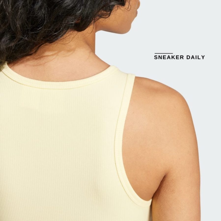 áo adidas essentials ribbed tank top - almost yellow iy9650
