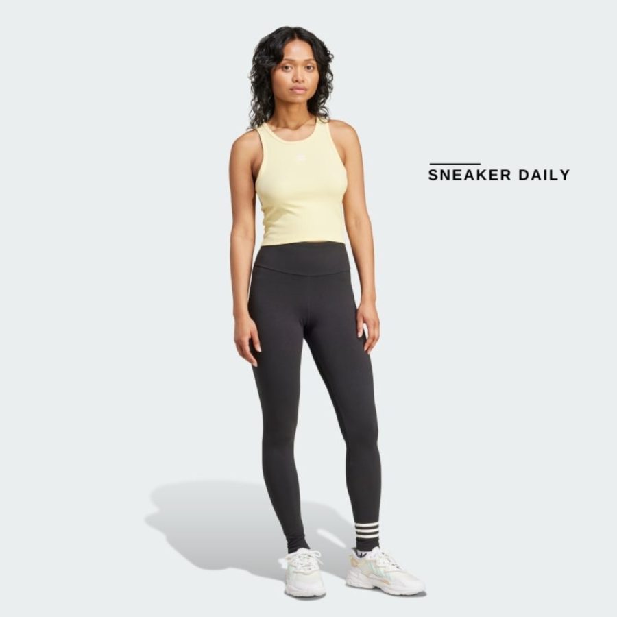áo adidas essentials ribbed tank top - almost yellow iy9650