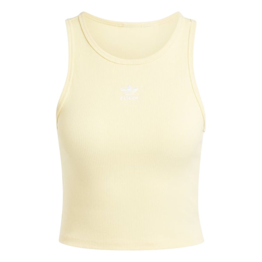 áo adidas essentials ribbed tank top - almost yellow iy9650