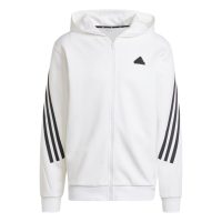 áo adidas future icons 3-stripes full zip hoodie - white jj4158