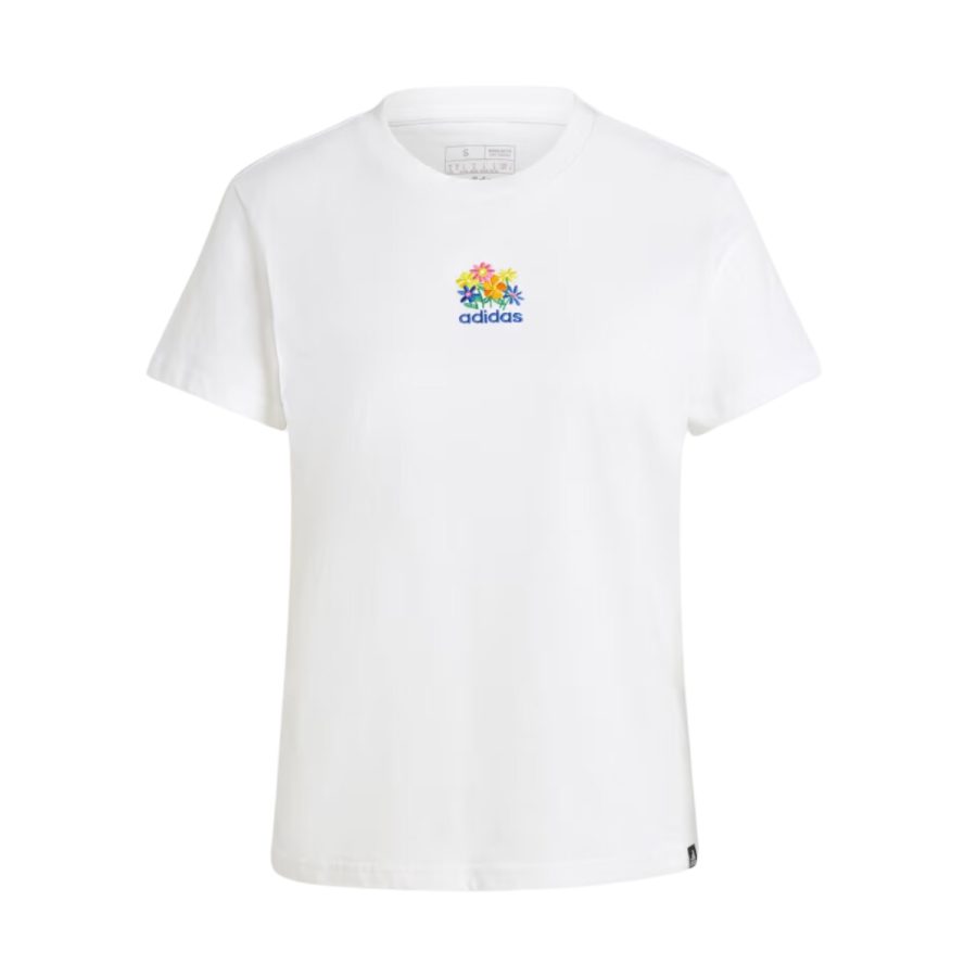 áo adidas soft side mini graphic t-shirt - white iw2749