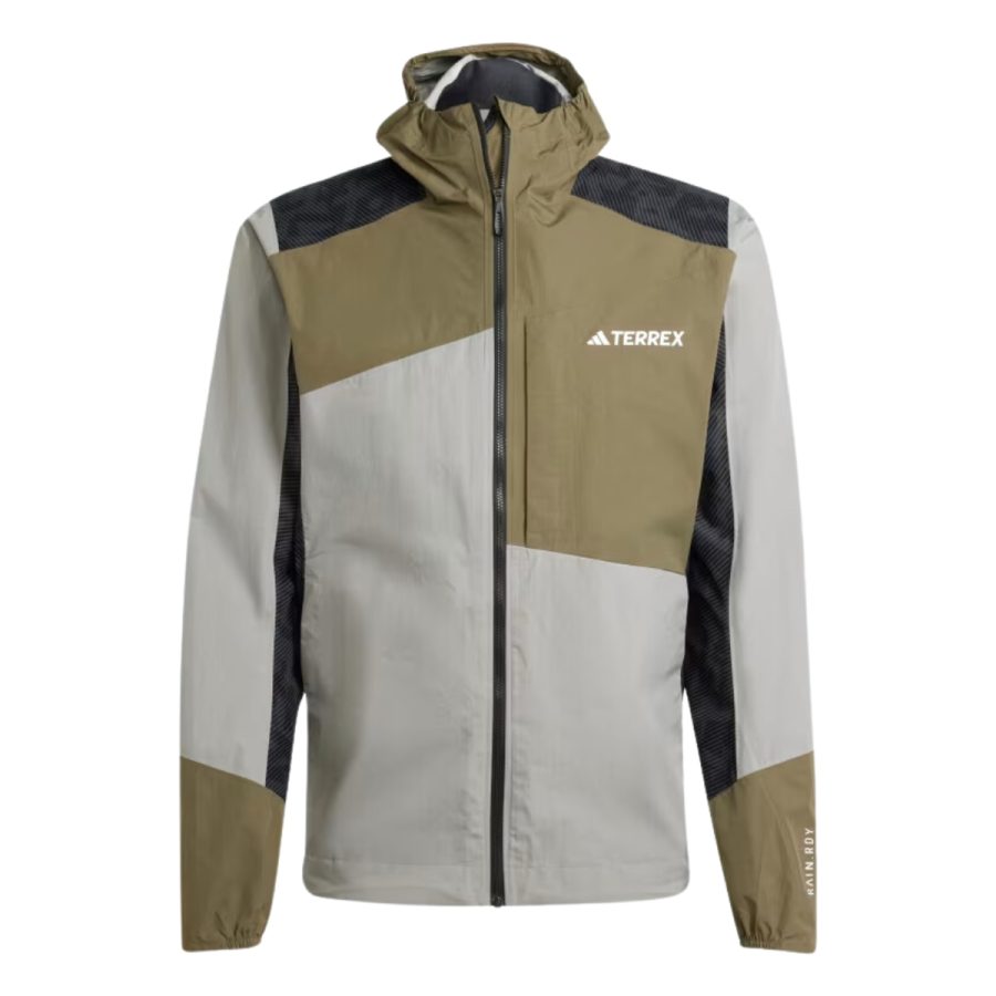 áo adidas terrex xperior hybrid rain.rdy jacket - grey iw8876