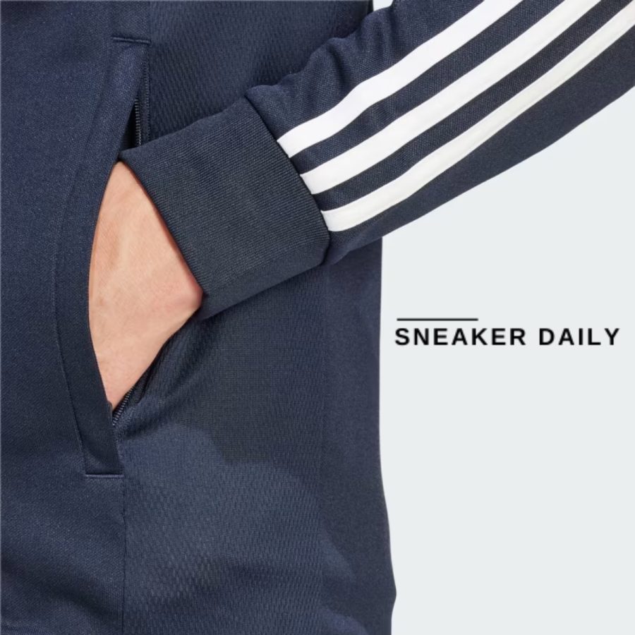 áo adidas track jacket dáng ôm 3 sọc sereno aeroready ir9748