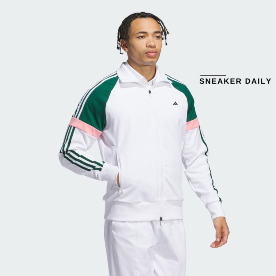 áo adidas ultimate365 golf track jacket - white it0130