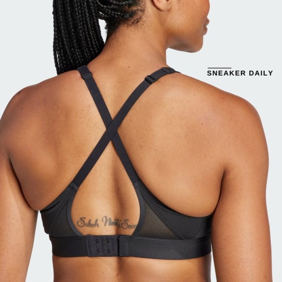 áo adidas ultimateadidas run medium-support bra - black it6693