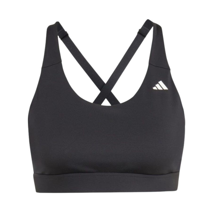 áo adidas ultimateadidas run medium-support bra - black it6693