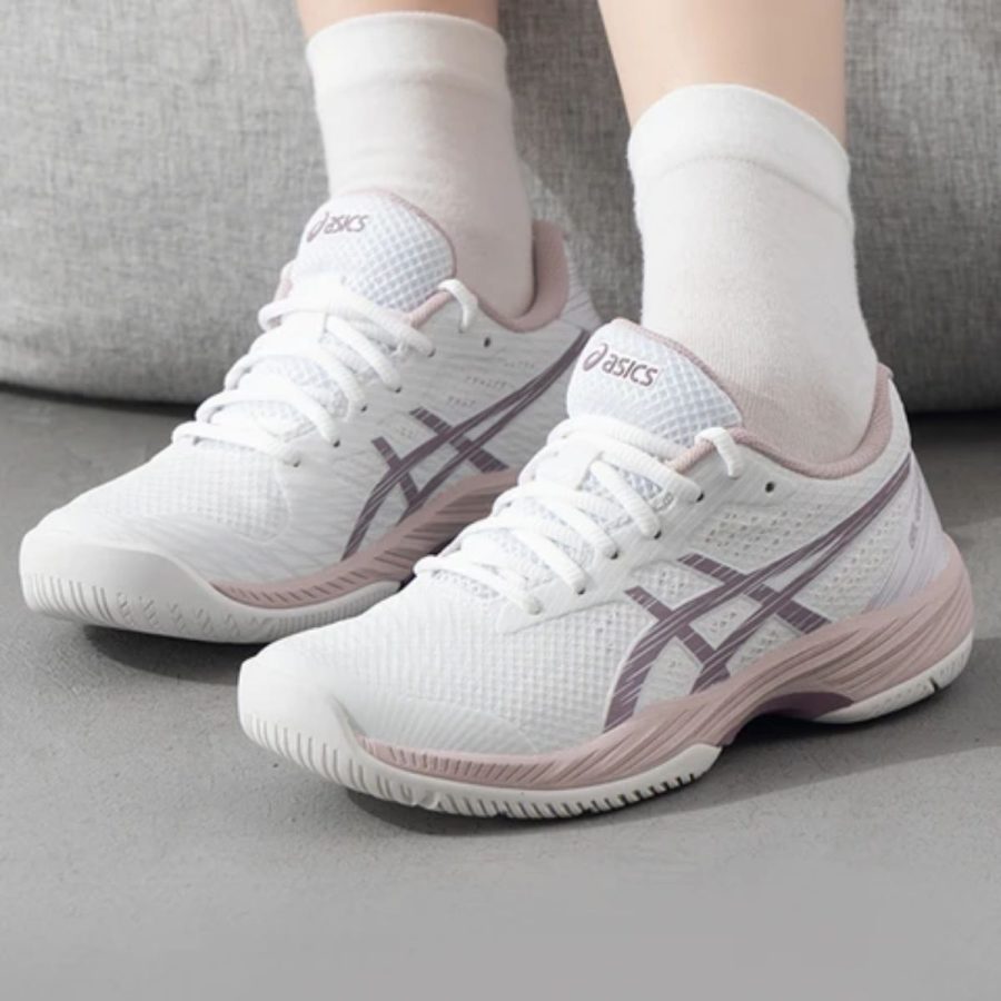 giày asics gel-game 9 'white dusty mauve' (wmns) 1042a211-106