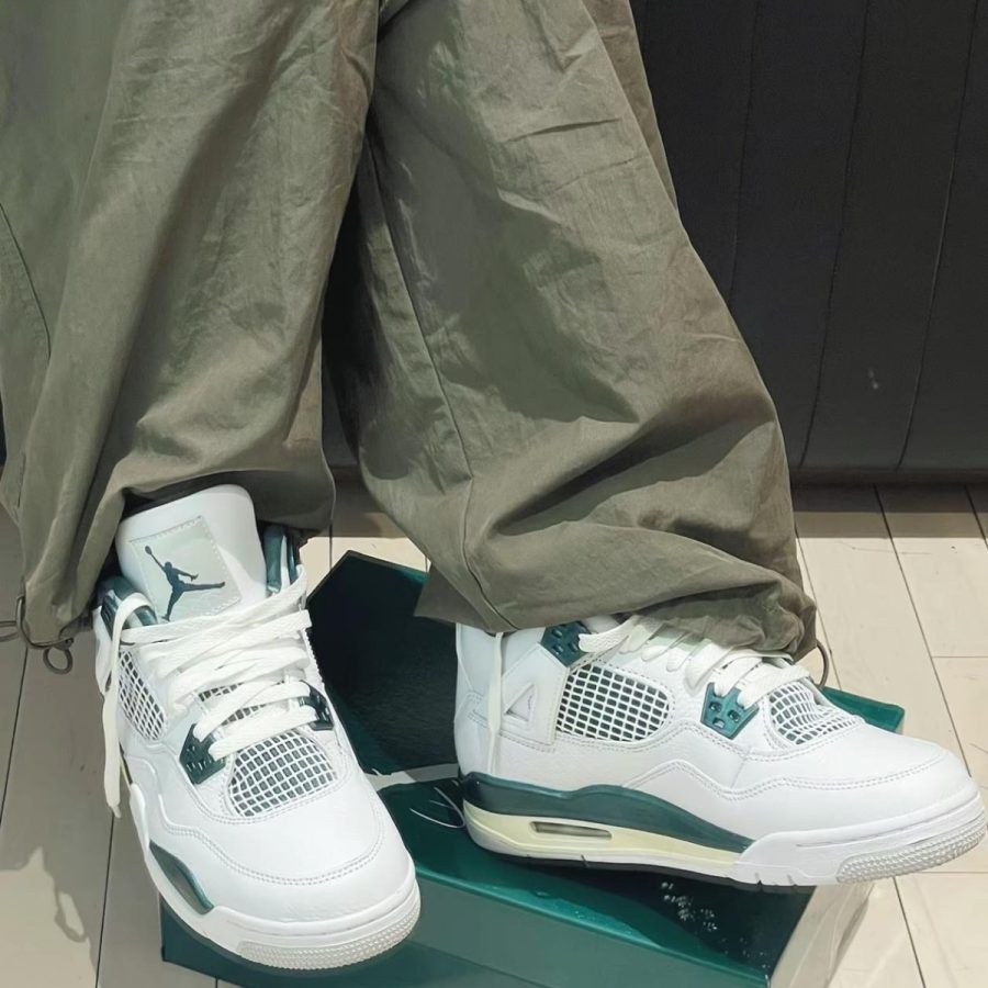 giày air jordan 4 retro 'oxidized green' fq8213-103