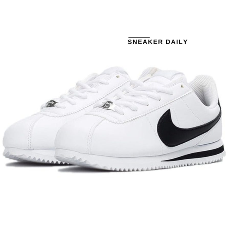 giày (gs) nike cortez basic sl 'white' 904764-102