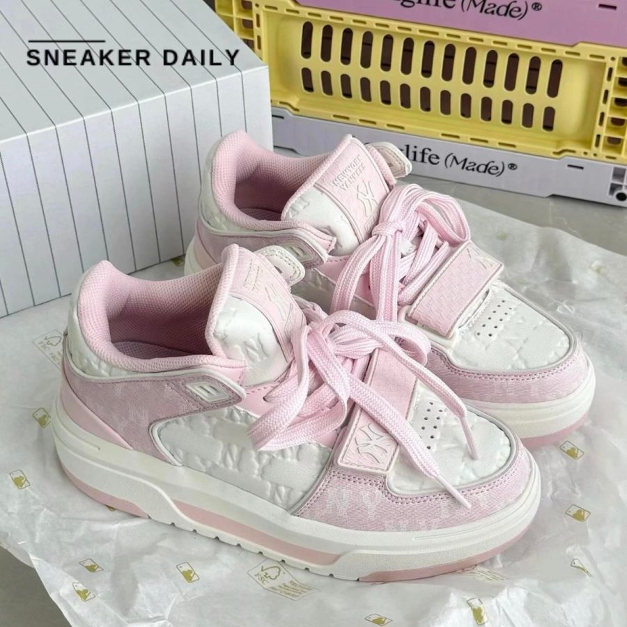 giày mlb chunky liner mid mono ny pink 3asxcmm4n-50pks