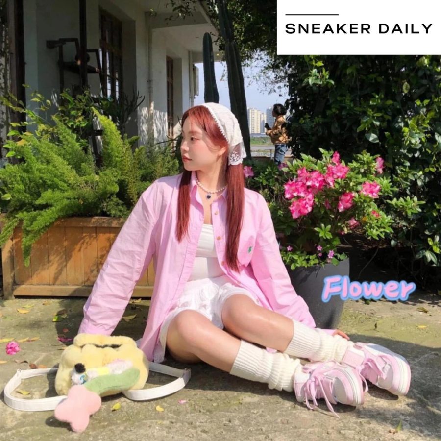giày mlb chunky liner mid mono ny pink 3asxcmm4n-50pks
