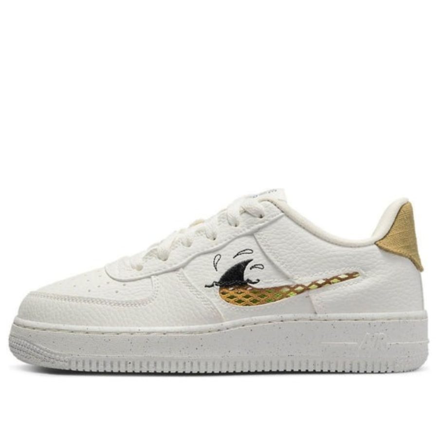 giày nike air force 1 low '07 lv8 next nature gs 'sun club - white shark's fin' dq7690-100