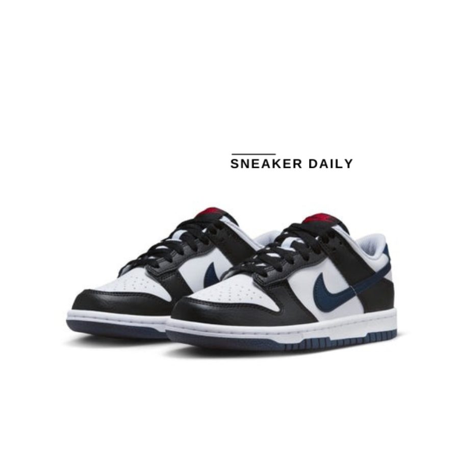 giày nike dunk low gs 'team usa' hj9202-001