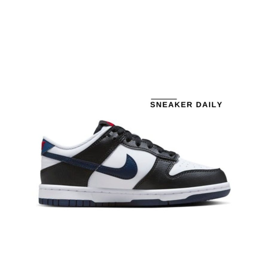 giày nike dunk low gs 'team usa' hj9202-001