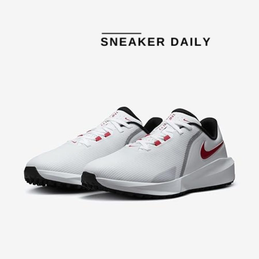 giày nike infinity golf next nature wide 'white university red' fn0565-101