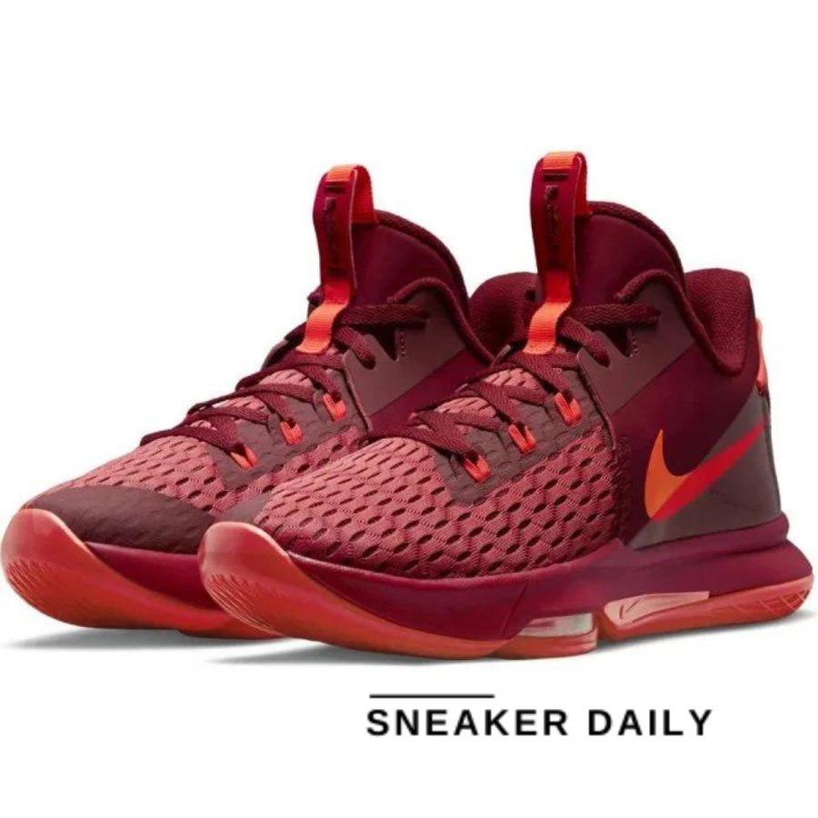 giày nike lebron witness 5 ep 'gym red crimson' cq9381-600