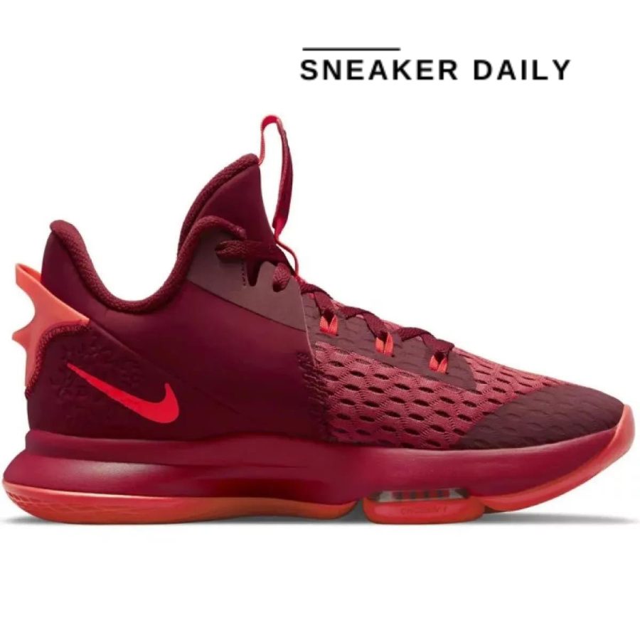 giày nike lebron witness 5 ep 'gym red crimson' cq9381-600